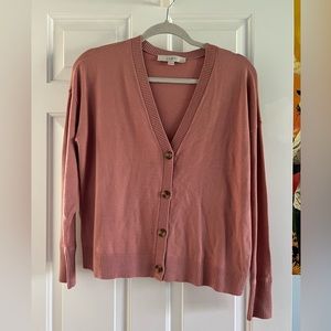 Super cute, soft Loft cardigan, worn once